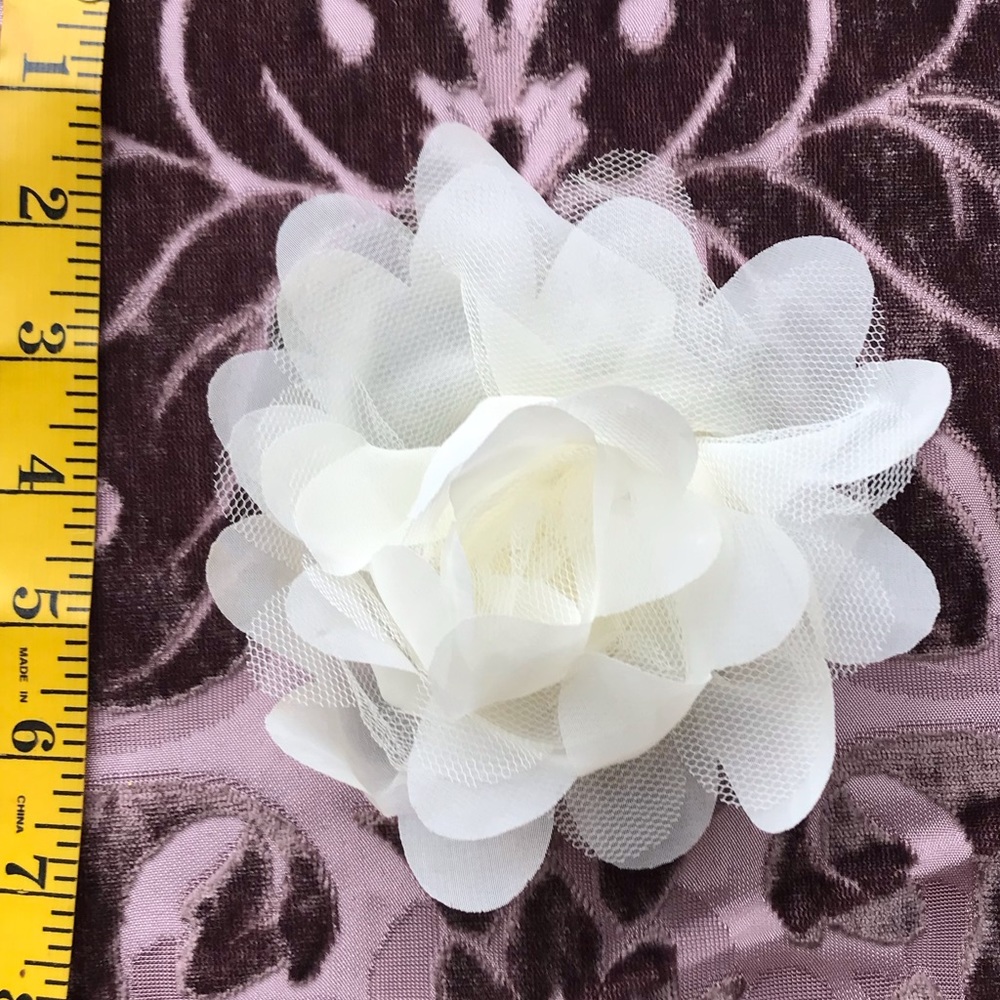 Gauzy Flower Pin